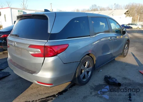 2019 Honda Odyssey Ex-L from USA, damaged, VIN 5FNRL6H74KB097792